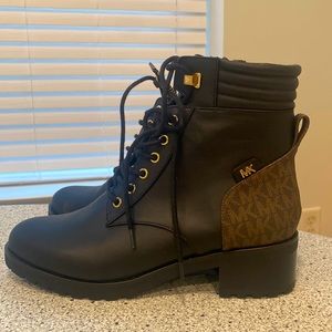 NWOT - Brand New, Never Worn. Michael Kors Combat Boots. Size 8.